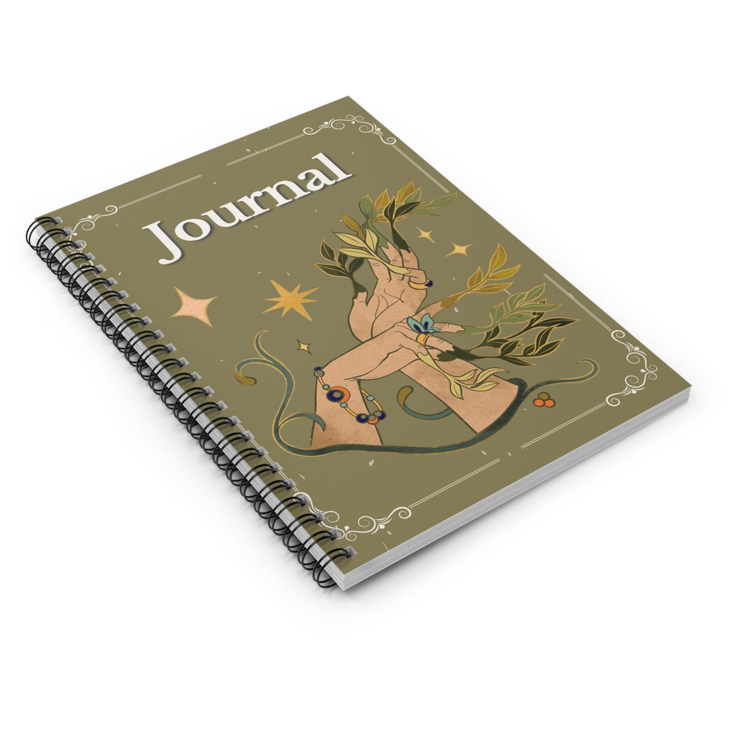 Magical Hands Journal Notebook Ruled Line Writing Diary Wizard Gift Stationery Set Writing Diary Gift for Writers and Dreamers