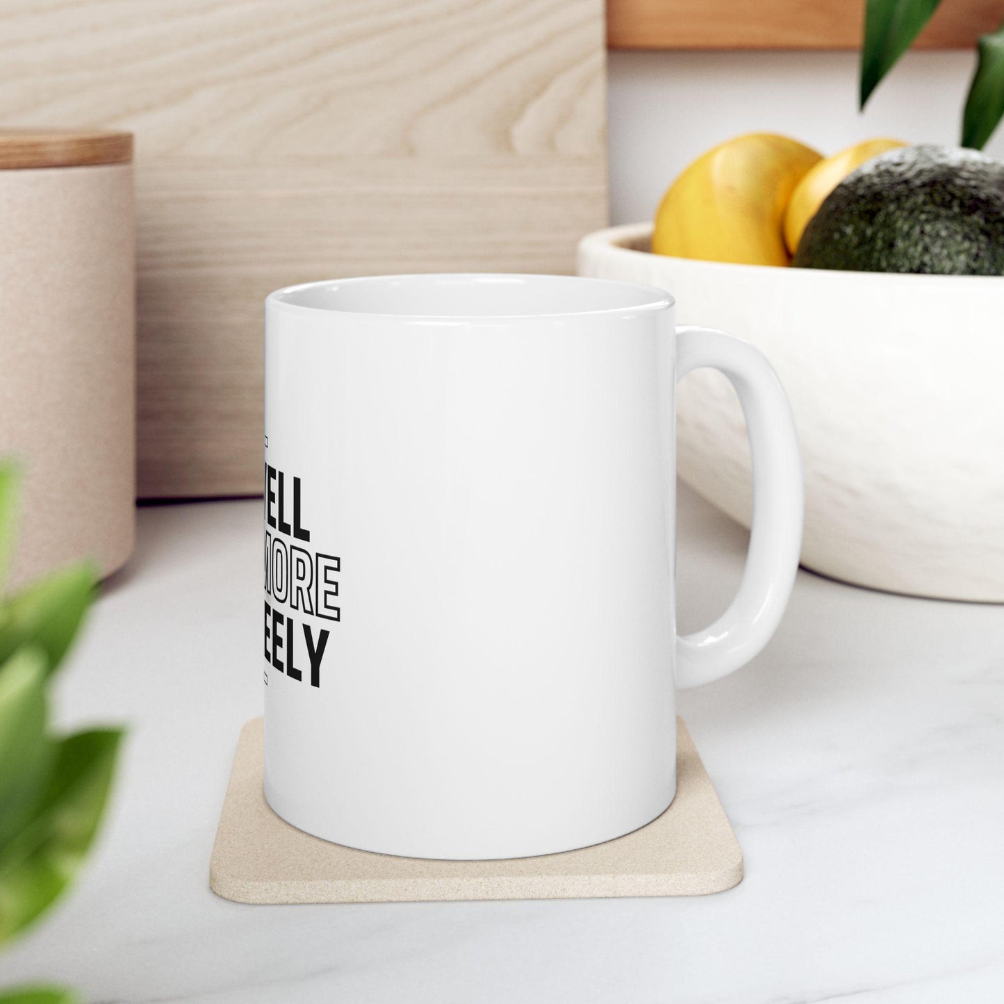 Eat Well Move More Mug – Healthy Lifestyle Coffee Cup – Fitness and Wellness Gift – Motivational Tea Mug (11oz, 15oz)