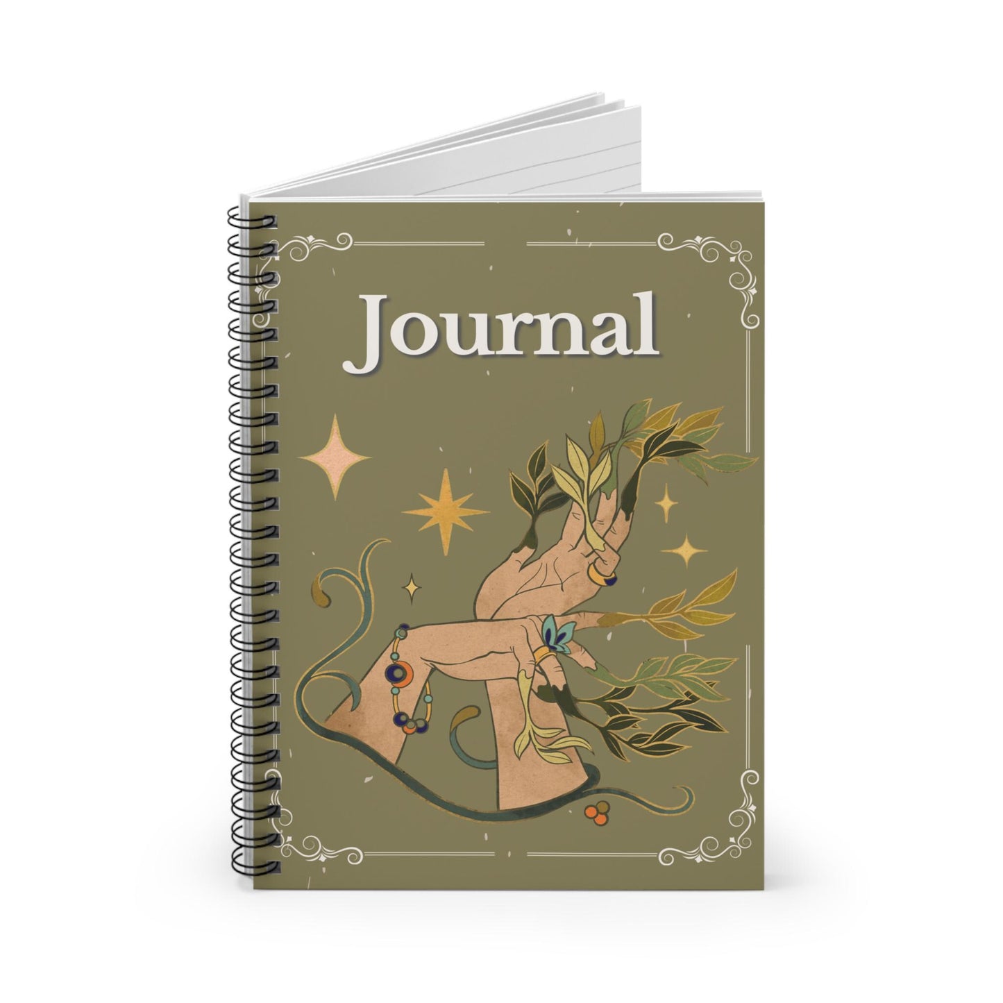 Magical Hands Journal Notebook Ruled Line Writing Diary Wizard Gift Stationery Set Writing Diary Gift for Writers and Dreamers