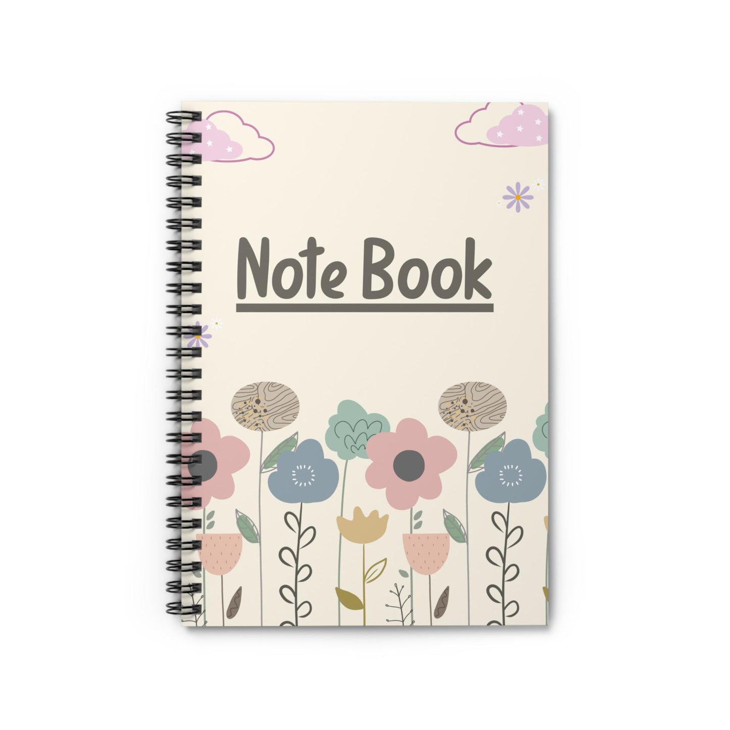 Spring Elegant Notebook for Writing Journal Notes Spiral Bound Ruled Line Diary Bullet Journal Blank Pages - Great Gift Idea
