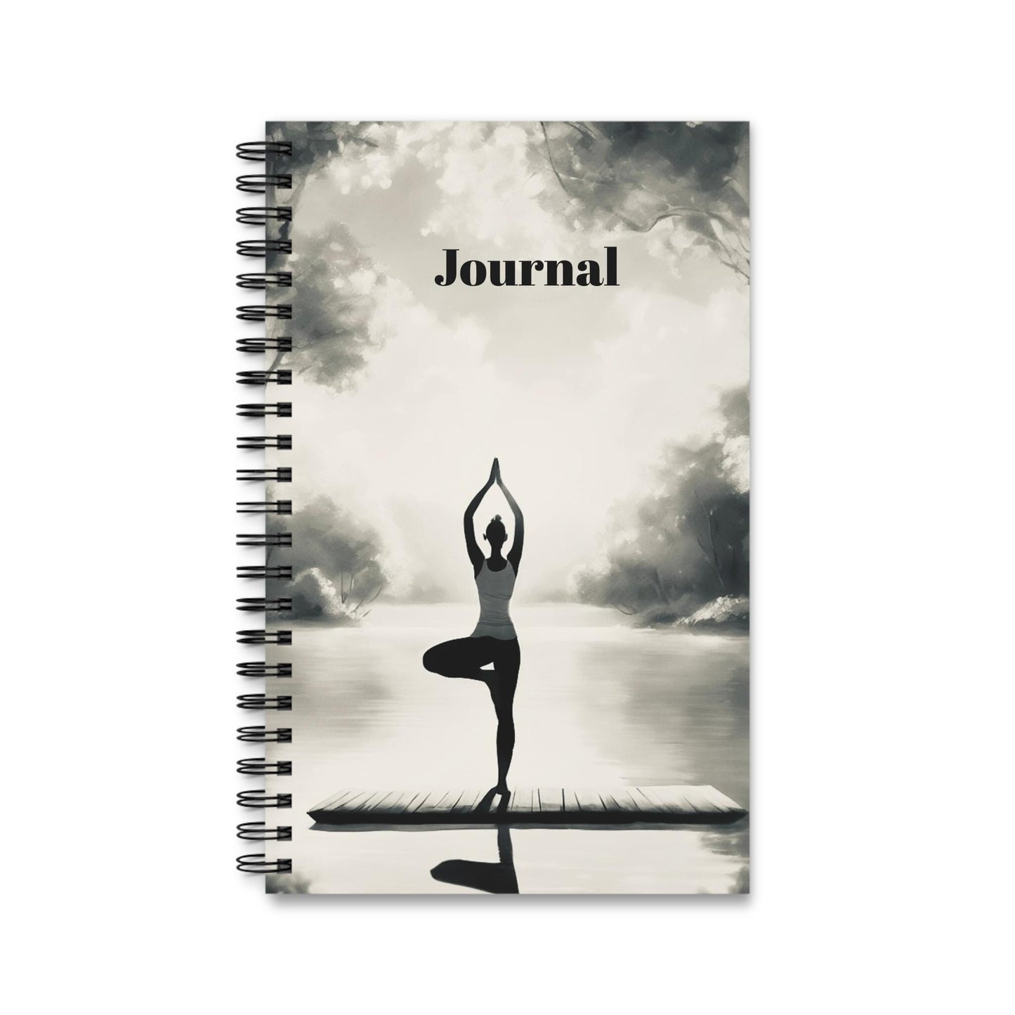 Yoga Spiral Journal Meditation Notebook Mindfulness Diary Zen Planner Inspirational Sketchbook