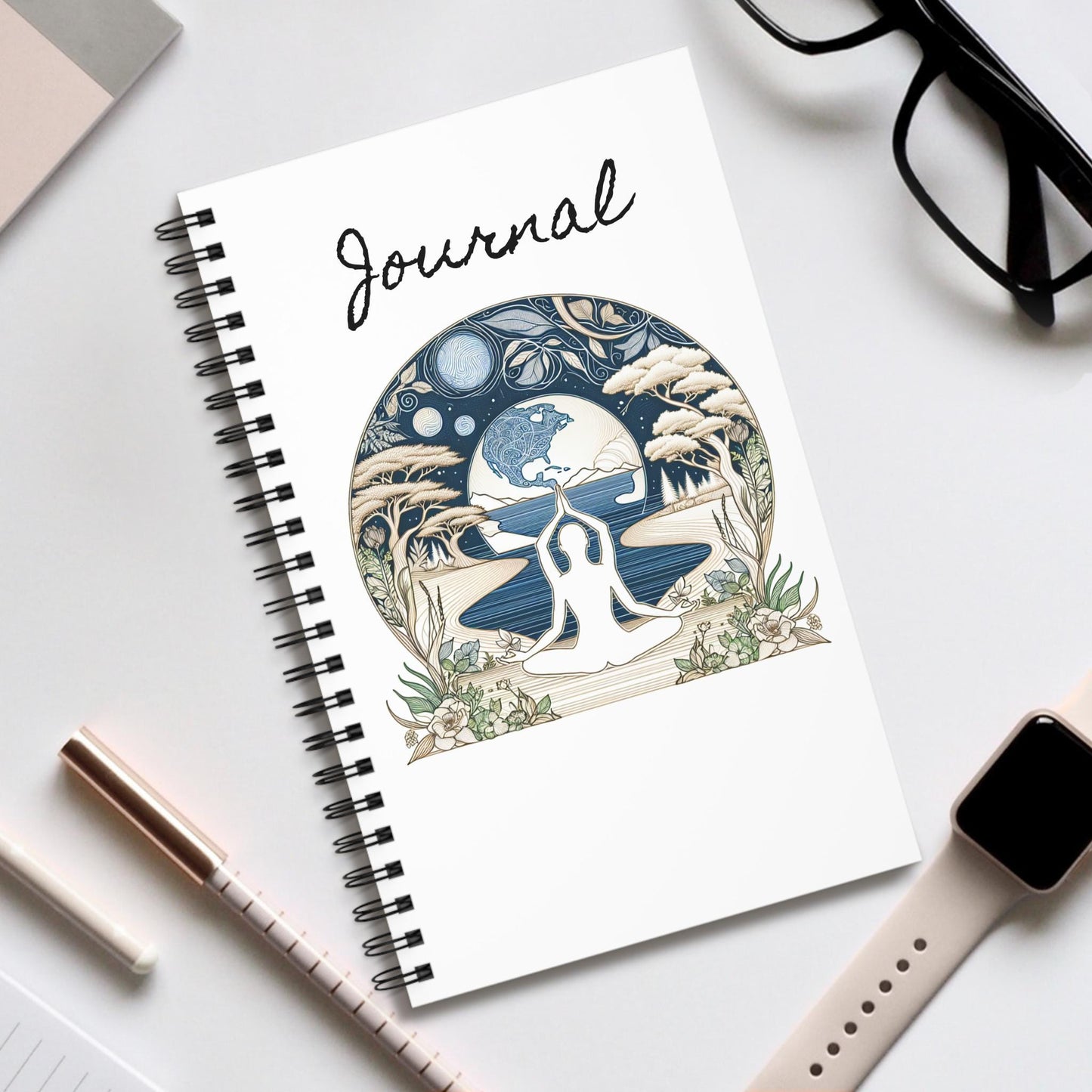 Spiritual Journaling Spiral Notebook – Mindfulness Journal Gratitude Diary Meditation and Manifestation Journal for Women and Men