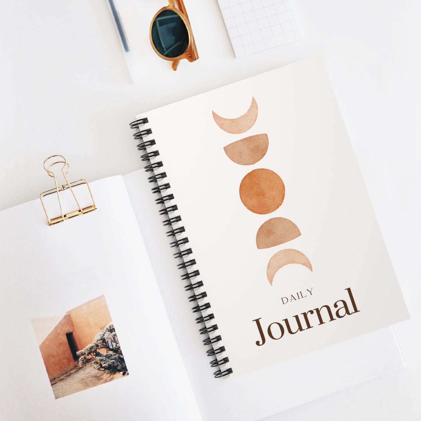 Moon Journal Notebook - Great for Writing and Moon Lovers Lunar Diary Celestial Planner Night Sky Sketchbook Astrology Gift