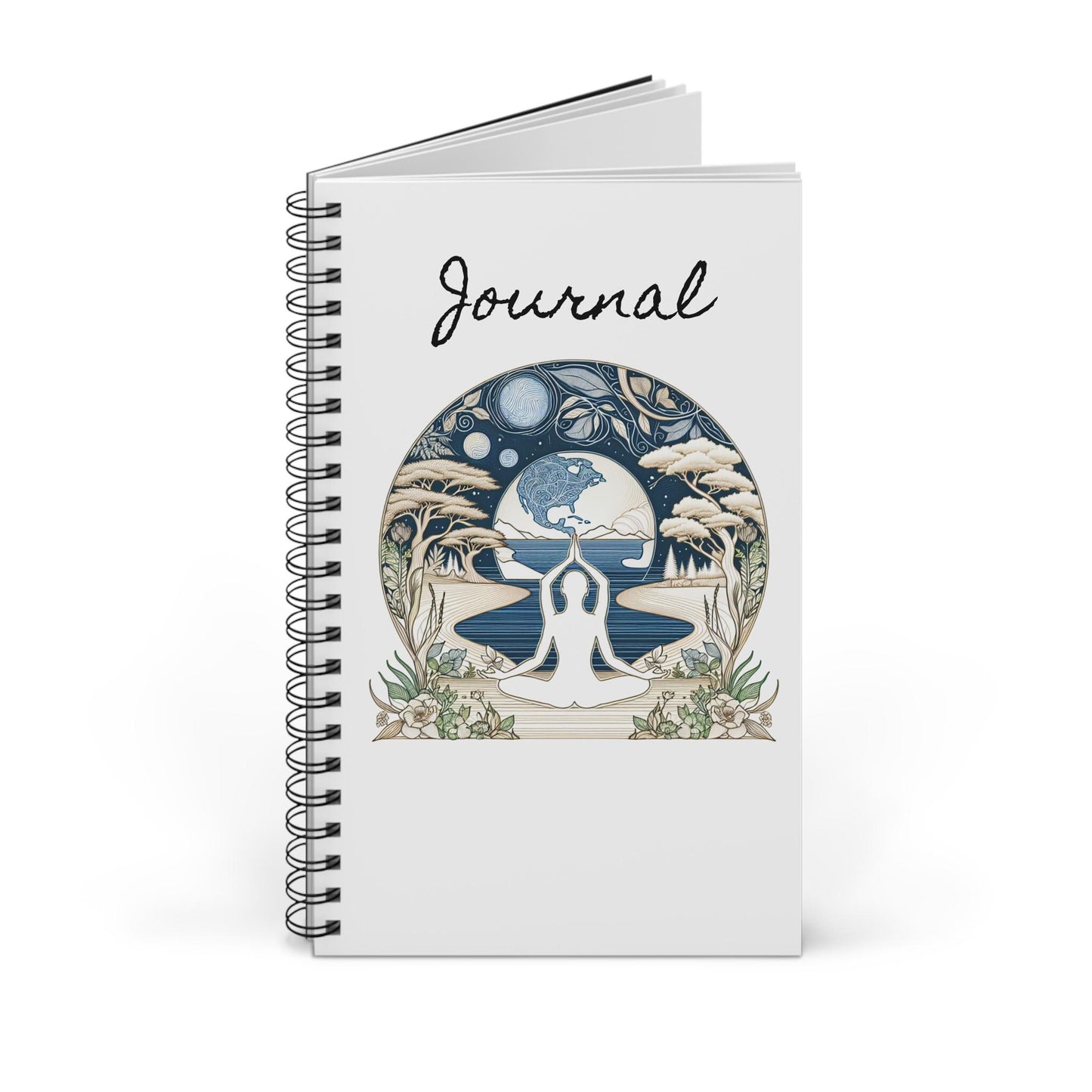 Spiritual Journaling Spiral Notebook – Mindfulness Journal Gratitude Diary Meditation and Manifestation Journal for Women and Men